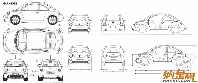 3D新甲殼蟲汽車2