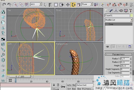 3D Max圖文教程:3ds Max制造逼真仙人刺[多圖]圖片26