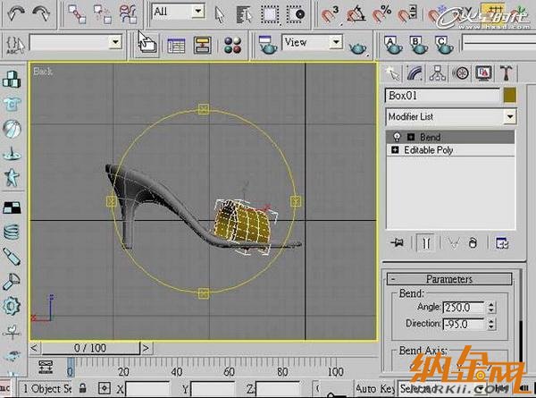 3dsmax高跟鞋建模教程 飛特網(wǎng) 3dsmax建模教程