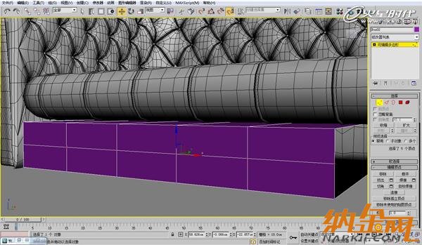 3dsmax歐式沙發(fā)建模教程 飛特網 3dsmax建模教程