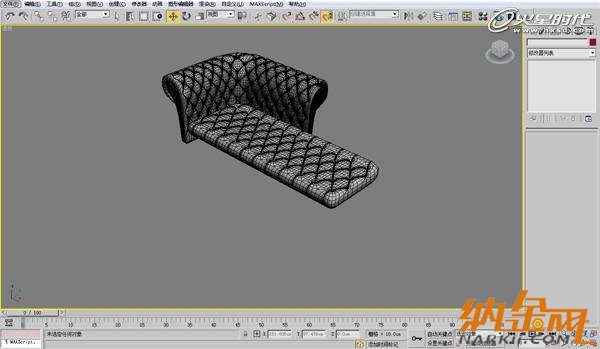 3dsmax歐式沙發(fā)建模教程 飛特網 3dsmax建模教程