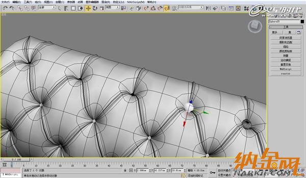 3dsmax歐式沙發(fā)建模教程 飛特網 3dsmax建模教程