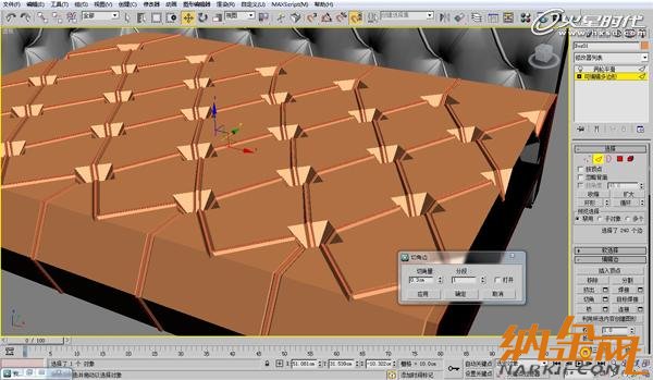 3dsmax歐式沙發(fā)建模教程 飛特網 3dsmax建模教程