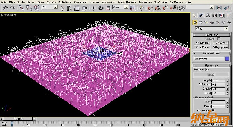 vray材質(zhì)教程：vray毛發(fā)地毯的制作全過程