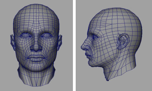 maya入門之臉部布線建模