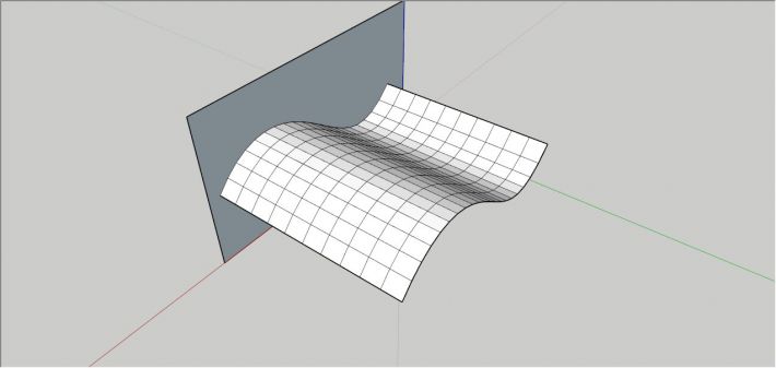 sketchup建模教程：曲面桁架建模教程