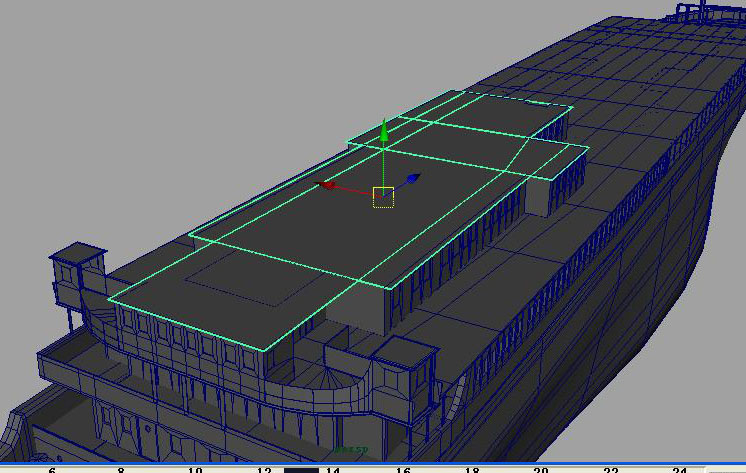 泰坦尼克號(hào)maya建模教程3