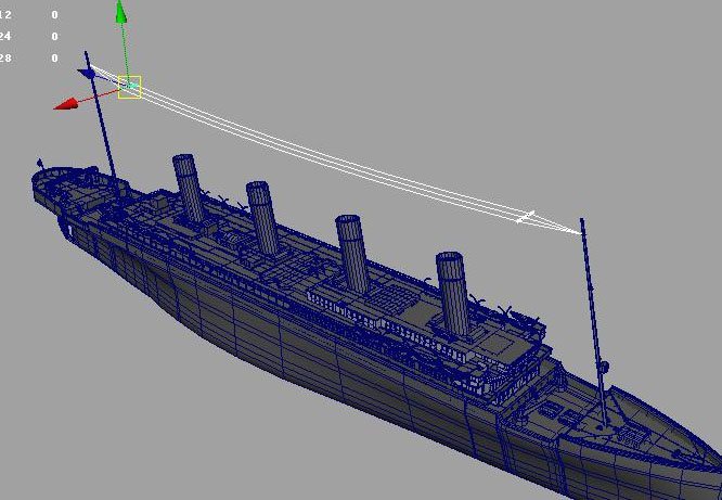 泰坦尼克號(hào)maya建模教程5