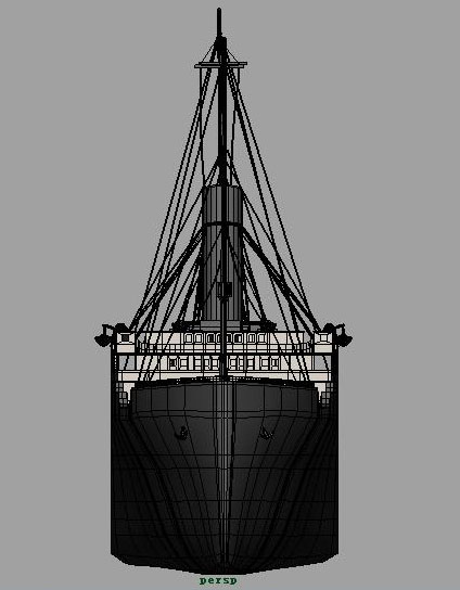 泰坦尼克號(hào)maya建模教程5