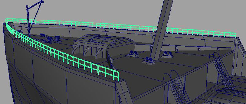 泰坦尼克號(hào)maya建模教程5