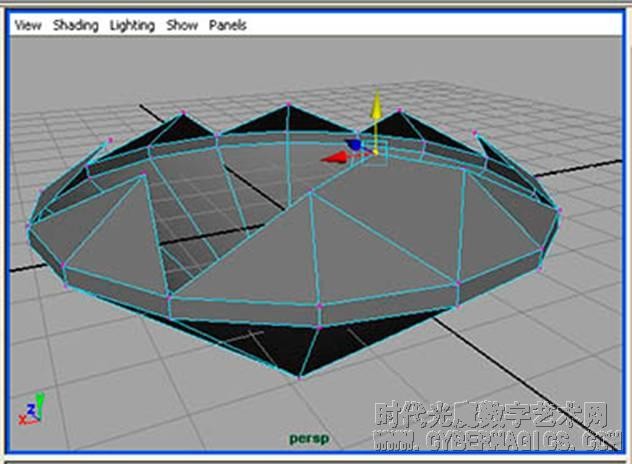 鉆石雕刻Maya建模教程