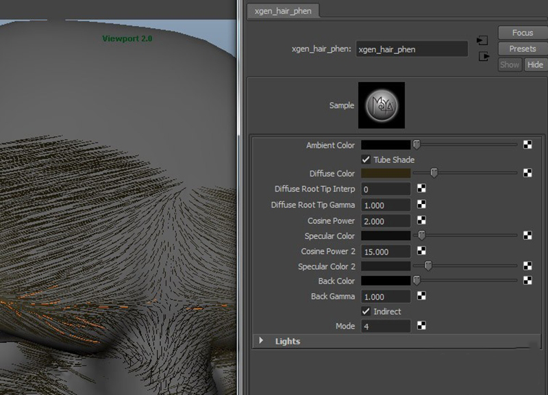 maya的xGen制作毛發(fā)  納金網(wǎng)