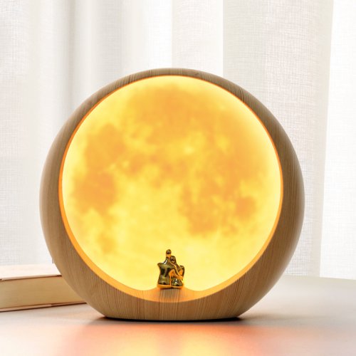 月球燈月亮燈小夜燈創(chuàng)意usb充電網(wǎng)紅臺(tái)燈